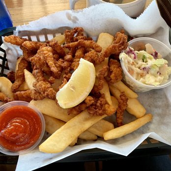 The Chowder Barge - Fried Clam Basket - not great - Seafood Near Me - Wilmington, California The Chowder Barge - Fried Clam Basket - not great - Seafood Near Me - Wilmington, California