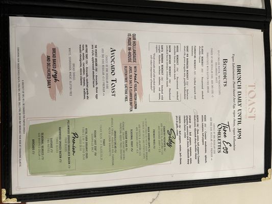 Menu photo 7 Toast Kitchen & Bar Whittier, CA
