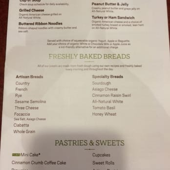 Panera Bread - Menu. - Sandwiches Near Me - Las Vegas, Nevada
