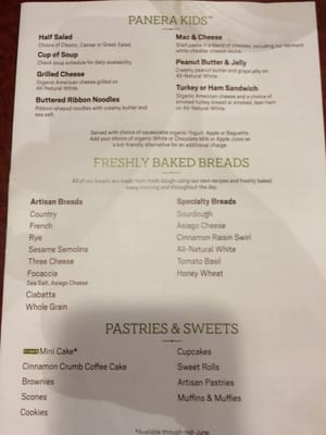 Menu photo 6 Panera Bread Las Vegas, NV