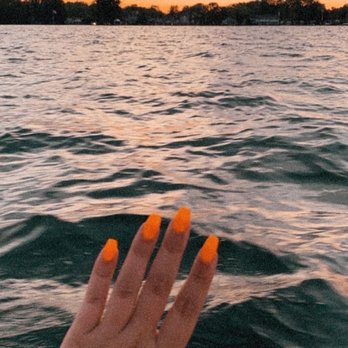 D&B Nails - Glow in the dark dip - Nail Salons Near Me - Ferndale, Michigan