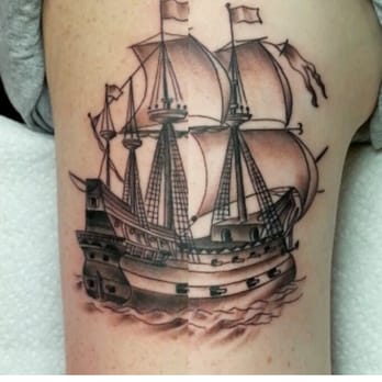 Monsters In Ink Tattoo - Atocha ship - Tattoo Near Me - Everett, Washington