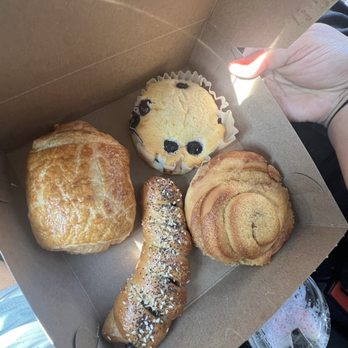 Norimoto Bakery - Our Picks (Chocolate croissant, blueberry buckle, blueberry sausage roll, & Gooey Butter Cinnamon Roll) - Bakeries Near Me - Portland, Maine Norimoto Bakery - Our Picks (Chocolate croissant, blueberry buckle, blueberry sausage roll, & Gooey Butter Cinnamon Roll) - Bakeries Near Me - Portland, Maine