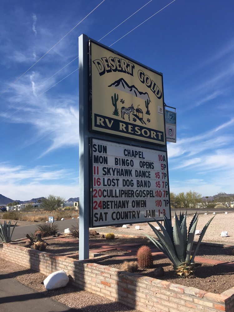 DESERT GOLD RV RESORT 11 Reviews 46628 Hwy 60 Spc 70, Salome, AZ Yelp