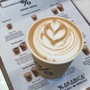 % Arabica - latte - Coffee & Tea Near Me - Brooklyn, New York
