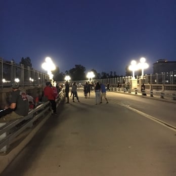 Colorado Street Bridge - Anxiously awaiting the Rose Bowl fireworks! Interestingly, we could also see the South Pasadena fireworks on the opposite side, too! - Landmarks & Historical Buildings Near Me - Pasadena, California Colorado Street Bridge - Anxiously awaiting the Rose Bowl fireworks! Interestingly, we could also see the South Pasadena fireworks on the opposite side, too! - Landmarks & Historical Buildings Near Me - Pasadena, California