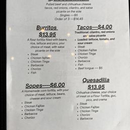 Menu 1/5