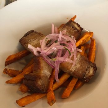 Los Fogones - PORK BELLY (grilled) - Latin American Near Me - Goldsboro, North Carolina Los Fogones - PORK BELLY (grilled) - Latin American Near Me - Goldsboro, North Carolina