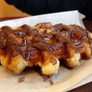 Just Waffles - Chocolate waffle, $4 - Breakfast & Brunch Near Me - Vancouver, British Columbia