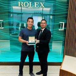 AD Manny with me and my new timepiece