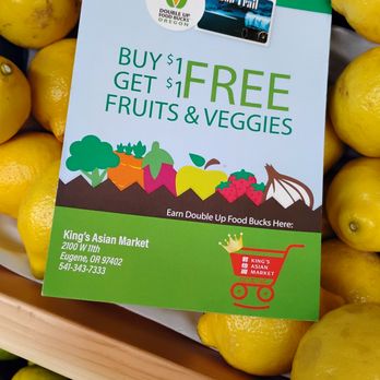 King's Asian Market - Double Up Food Bucks Program - International Grocery Near Me - Eugene, Oregon King's Asian Market - Double Up Food Bucks Program - International Grocery Near Me - Eugene, Oregon