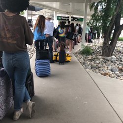 Enterprise Rent-A-Car - This is the line after you've checked in...