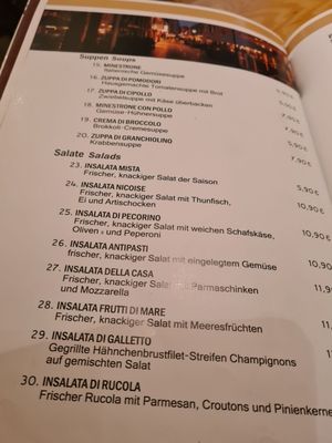Menu photo 6 La Pergola Due Hamburg, HH