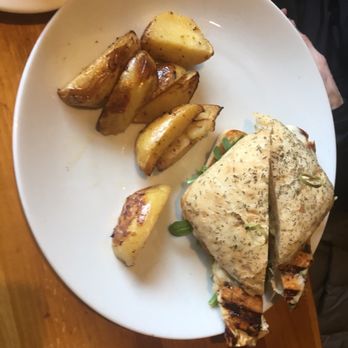 Mediterrano - Chicken panini with roasted gold potatos - Mediterranean Near Me - Ann Arbor, Michigan