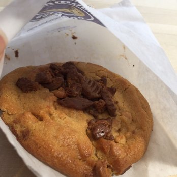 Insomnia Cookies - Peanutbutter cup cookie...PLEASE get one!!! - Desserts Near Me - Baltimore, Maryland