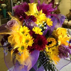 Purple Pansy - Palisades graduation flwers