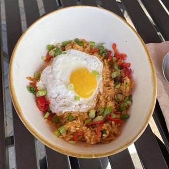 Eggspresso - Kimchi Fried Rice - Breakfast & Brunch Near Me - Fullerton, California Eggspresso - Kimchi Fried Rice - Breakfast & Brunch Near Me - Fullerton, California