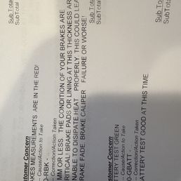 Claim pads were less than 3mm - false Claim pads were less than 3mm - false