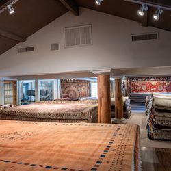 Main showroom of handmade persian and oriental rugs