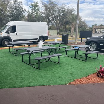 Joe's Holy Smoke BBQ - Little outside spot to sit and enjoy some of the best food you will ever eat. - Barbeque Near Me - Orlando, Florida Joe's Holy Smoke BBQ - Little outside spot to sit and enjoy some of the best food you will ever eat. - Barbeque Near Me - Orlando, Florida