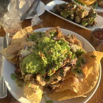Seabirds Kitchen - Jackfruit Nachos with guacamole - Vegan Near Me - Costa Mesa, California