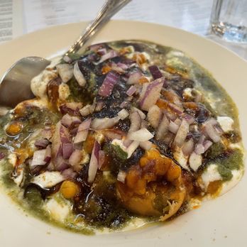 Kanak Indian Cuisine - samosa chaat - Indian Near Me - Seattle, Washington Kanak Indian Cuisine - samosa chaat - Indian Near Me - Seattle, Washington