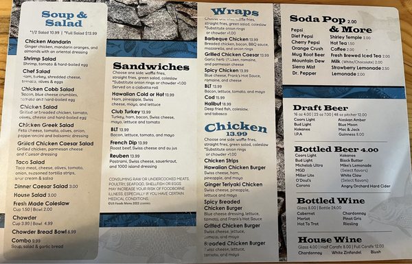 Menu photo 3 Salty Dog Eatery Deer Park, WA