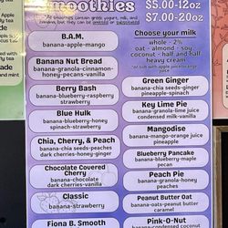 THE KRAFTY KUP - Smoothie Menu