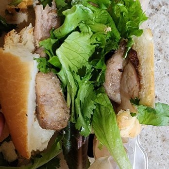 Amazing Basil - Lots of lettuce. Unfortunate. - Asian Fusion Near Me - Fremont, California
