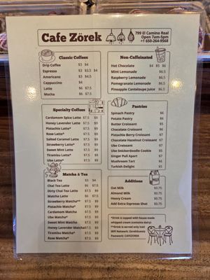 Menu photo 1 Zorek San Bruno, CA Menu photo 1 Zorek San Bruno, CA