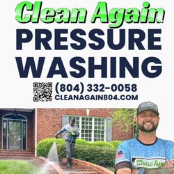 Clean Again - Clean Again Pressure Washing Brick Stairs