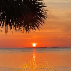 Crystal Beach - Sunset at Crystal Beach, Palm Harbor, Florida