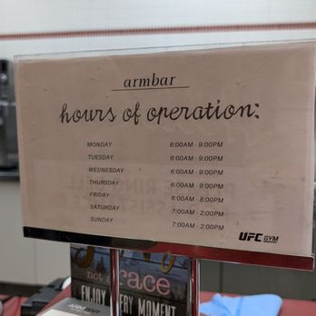 UFC GYM Corona - Armbar hours of operation - Martial Arts Near Me - Corona, California