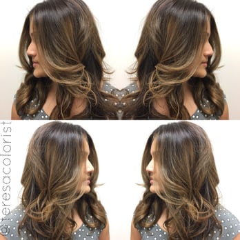 Teresa Colorist - Soft balayage for zero maintenance color. Sandy beige blonde tones make for a perfect color on her skin complexion - Hair Stylists Near Me - Allen, Texas Teresa Colorist - Soft balayage for zero maintenance color. Sandy beige blonde tones make for a perfect color on her skin complexion - Hair Stylists Near Me - Allen, Texas