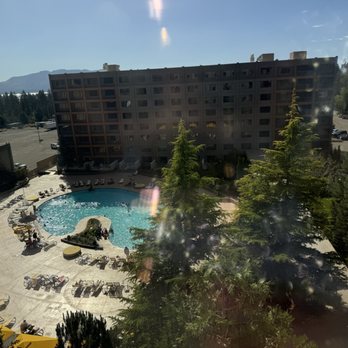 Golden Nugget Lake Tahoe - View of pool from 6th floor - Hotels Near Me - Stateline, Nevada Golden Nugget Lake Tahoe - View of pool from 6th floor - Hotels Near Me - Stateline, Nevada
