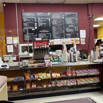 Amet Cafe - menus and food items on the counter - Cafes Near Me - Hyattsville, Maryland