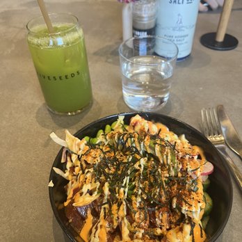 Five5eeds - Ahi poke bowl and green juice - Coffee & Tea Near Me - Park City, Utah