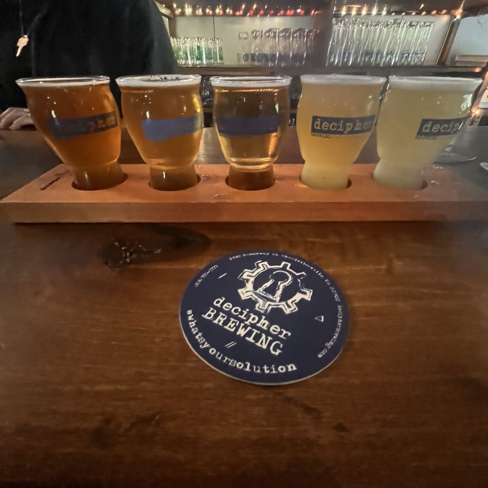 Decipher Brewing - Brewery #447 - Breweries Near Me - Charlottesville, Virginia Decipher Brewing - Brewery #447 - Breweries Near Me - Charlottesville, Virginia