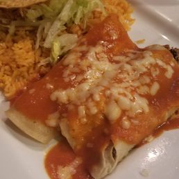 1 taco, 2 enchiladas