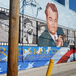 Red Skelton Mural - Red Skelton mural by Randall Hedden 2006