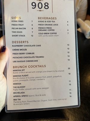 Menu photo 1 The 908 Long Beach, CA Menu photo 1 The 908 Long Beach, CA