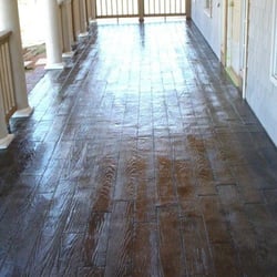 Witt Construction - Custom stamped porch