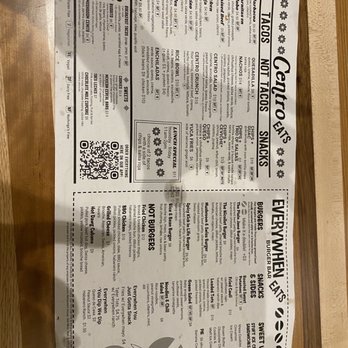 Centro - Menu - Cocktail Bars Near Me - Minneapolis, Minnesota