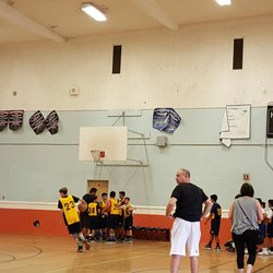 Gaspar de Portola Middle School - Basketball court could use some love.