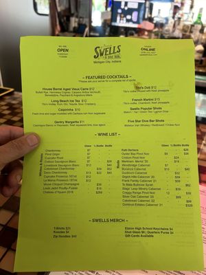 Menu photo 4 Swells A Dive Bar Michigan City, IN Menu photo 4 Swells A Dive Bar Michigan City, IN