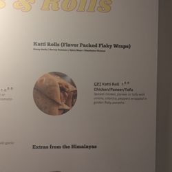 Momos and Rolls - Menu