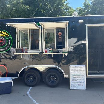 Yes Chef Trailer - a man behind the door - Food Trucks Near Me - Loveland, Colorado Yes Chef Trailer - a man behind the door - Food Trucks Near Me - Loveland, Colorado