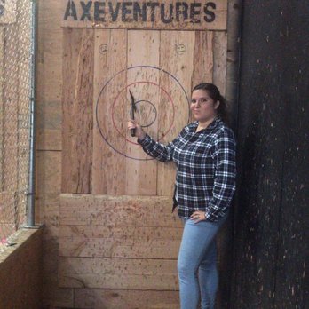 AxeVentures Axe Throwing - Unknown skill this gurl has! - Axe Throwing Near Me - Berkeley, California