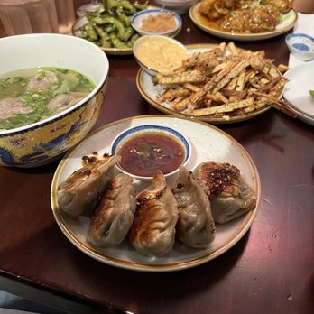 Good Fortune - GFC Wongs, Taro Fries, Charred Edamame, Wonton and Shrimp Dumplings. - Ramen Near Me - Memphis, Tennessee Good Fortune - GFC Wongs, Taro Fries, Charred Edamame, Wonton and Shrimp Dumplings. - Ramen Near Me - Memphis, Tennessee
