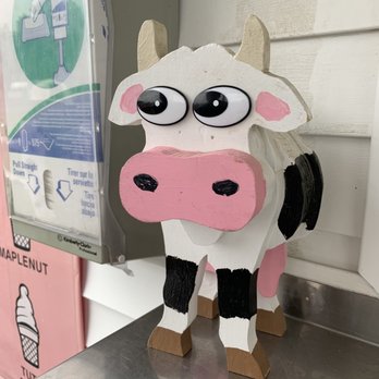 The Frosty Cow - Cute little cow at the window - Ice Cream & Frozen Yogurt Near Me - Dryden, New York